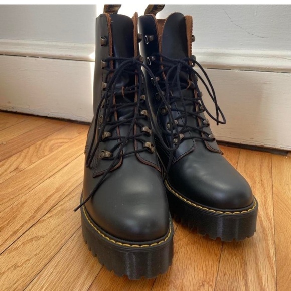 Dr. Martens Shoes - Dr Marten Leona Platform Boots